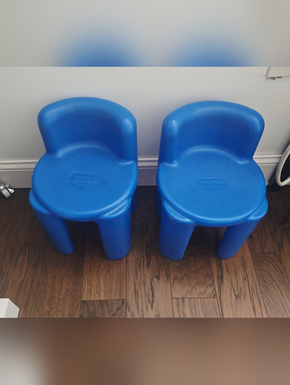 Little Tikes Chunky Plastic Chairs For Kids Set in Blue - Picture 3 of 3